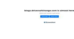 Desktop Screenshot of blogs.driversofchange.com