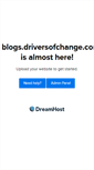 Mobile Screenshot of blogs.driversofchange.com
