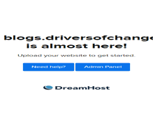 Tablet Screenshot of blogs.driversofchange.com